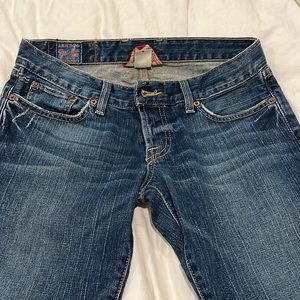 Lucky Jeans Size 27. Excellent Condition Barely Worn Longer shorts